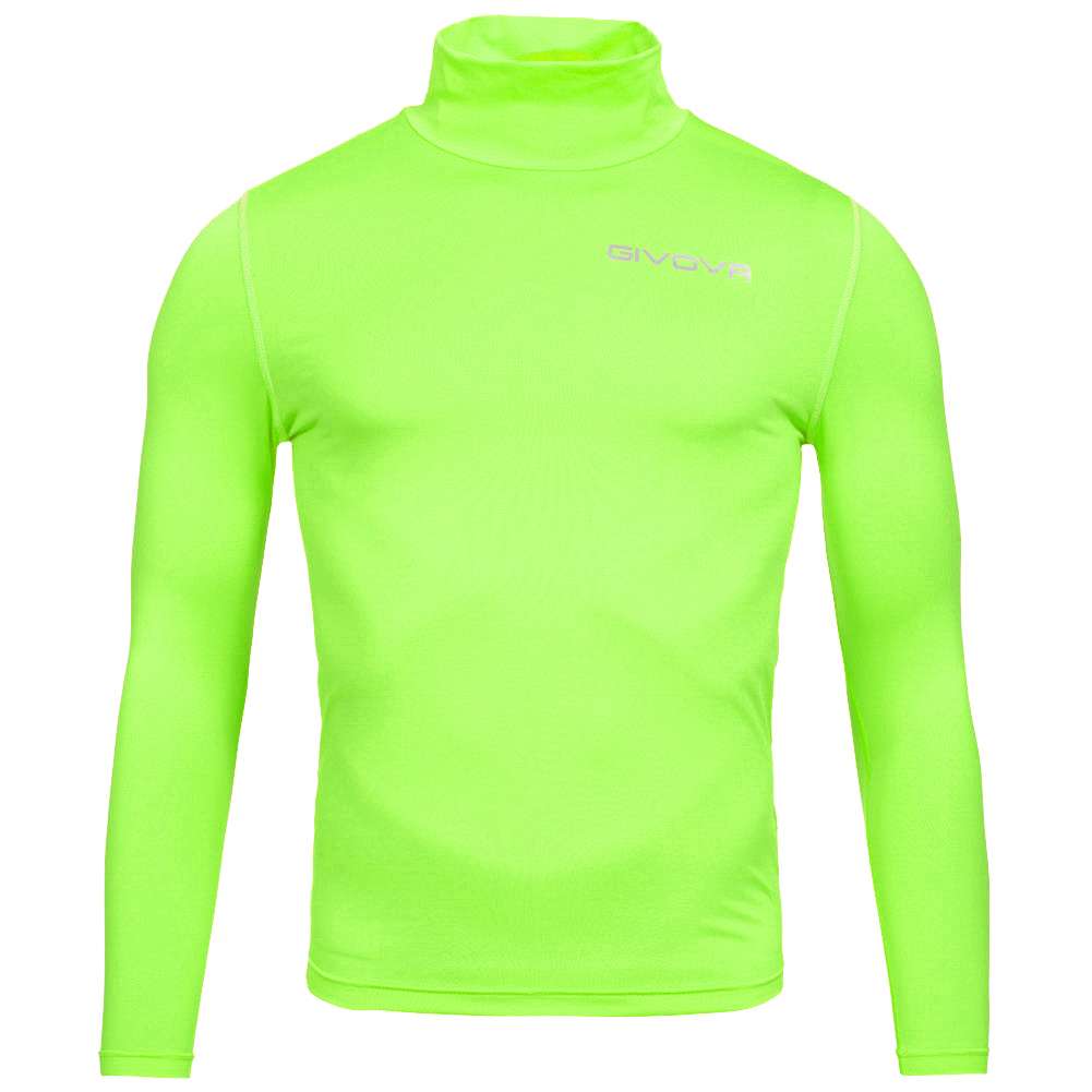 Givova Baselayer Corpus 3 Funktionsshirt mit Kragen neongelb