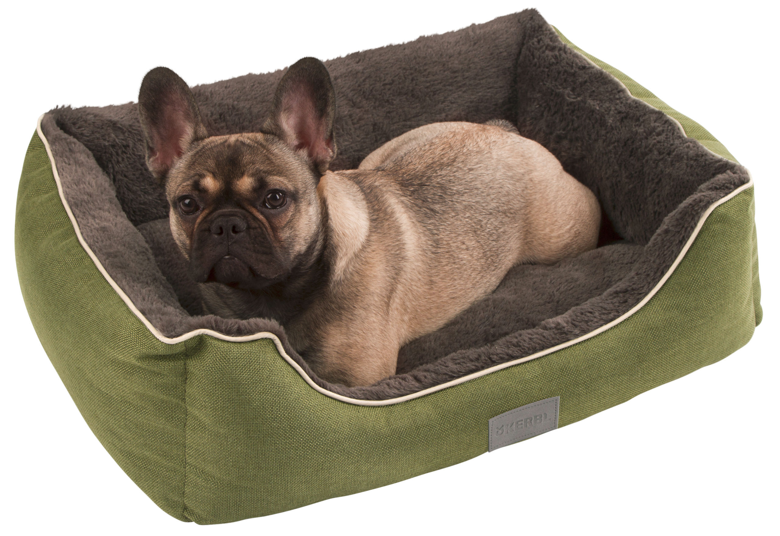 Kerbl Hundebetten Kerbl Pet Kuschelbett Samuel, Grau, 60x50x17cm grau M
