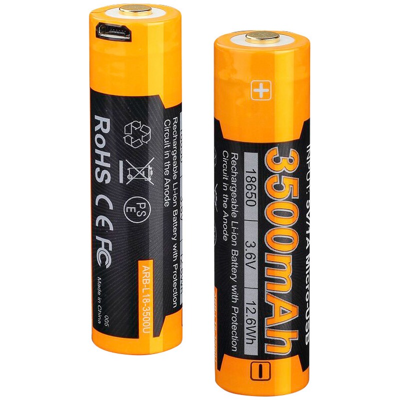Fenix Akku ARB-L18 3500mAh &ndash; 18650 USB
