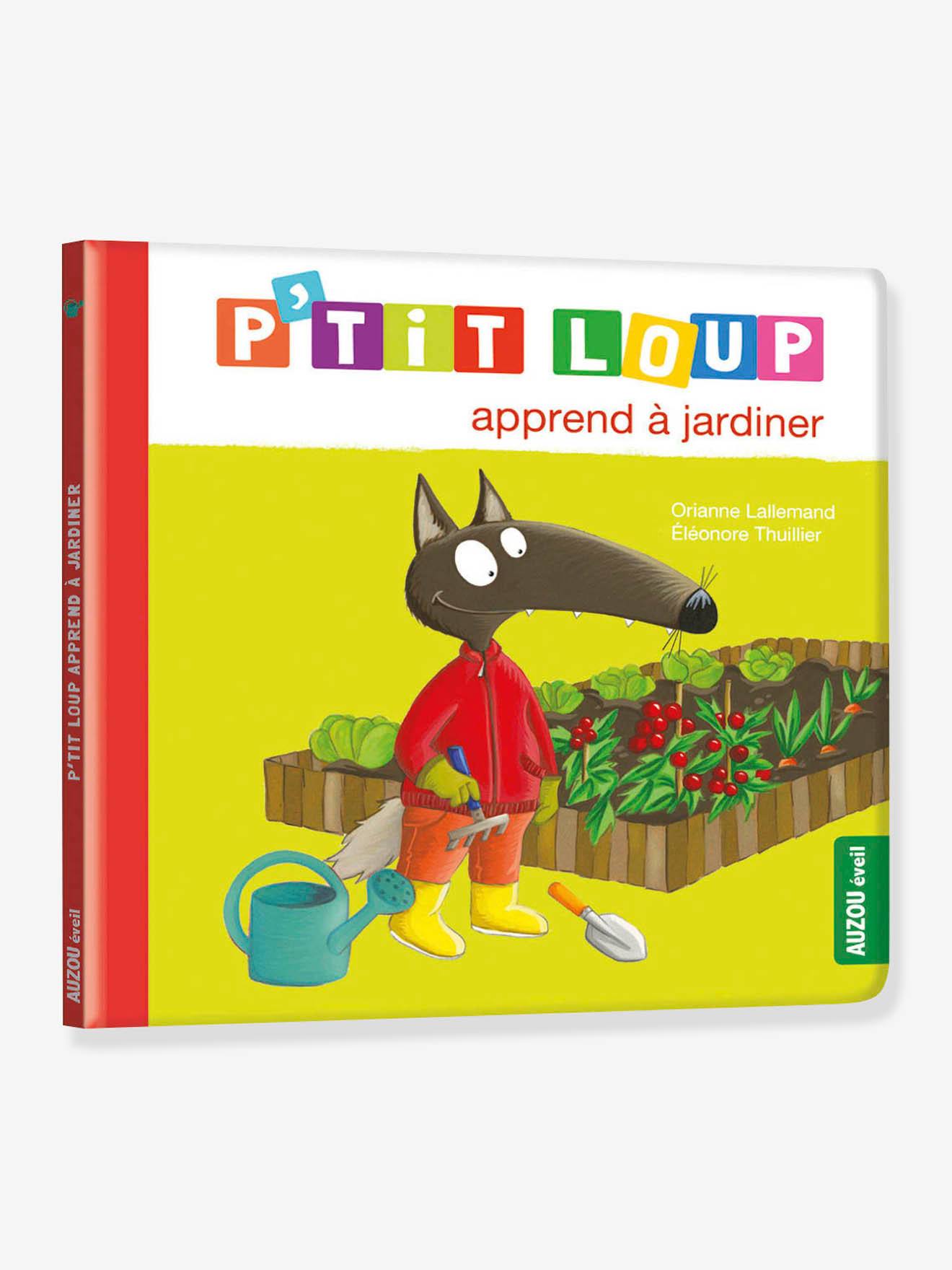 P’TIT LOUP apprend à jardiner AUZOU jaune