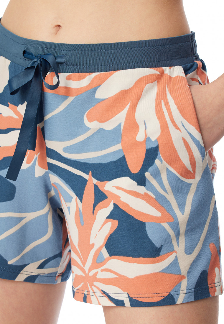 Hose kurz Blumen multicolor - Mix+Relax