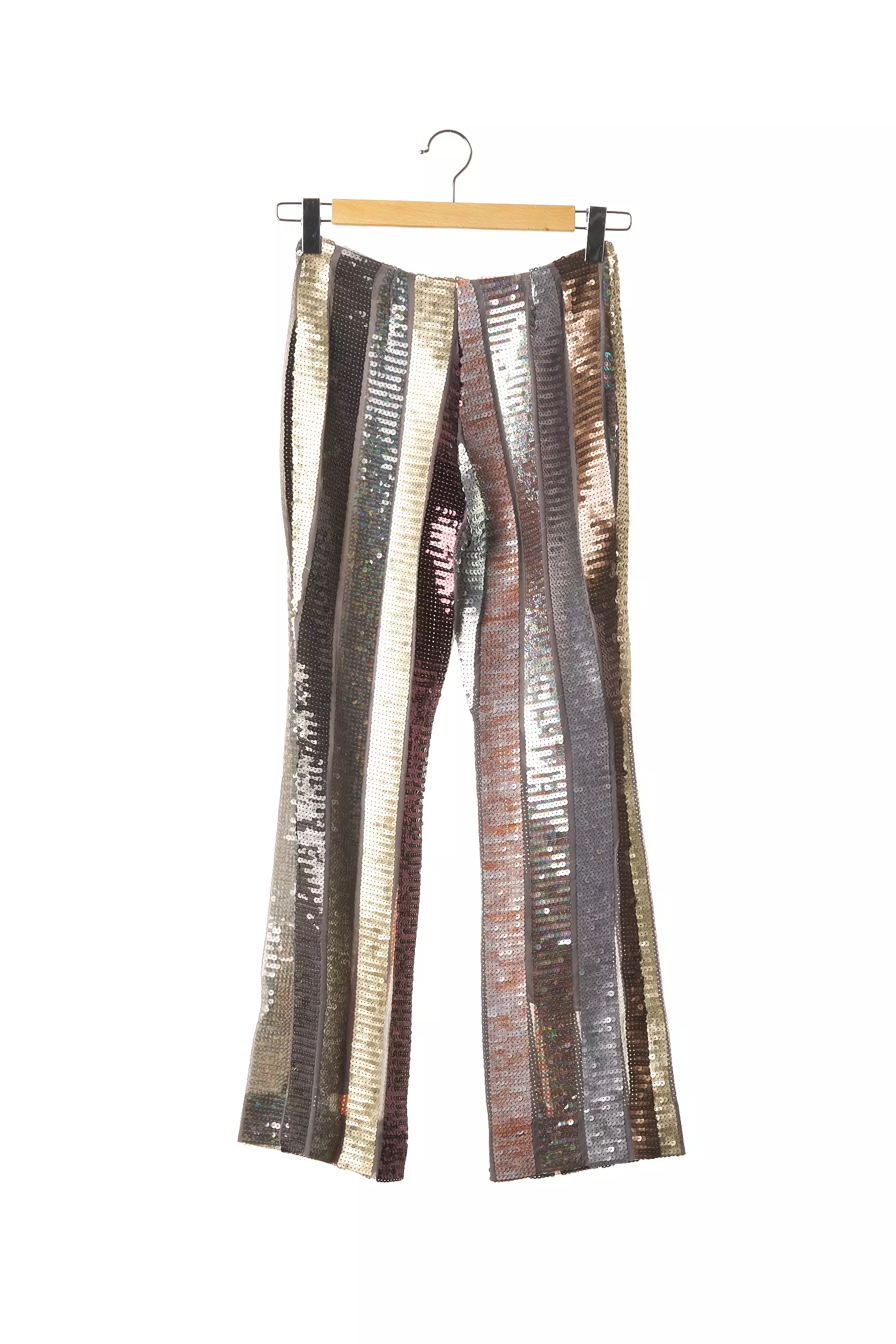 Regina Rubens Pantalons Flare Femme couleur gris