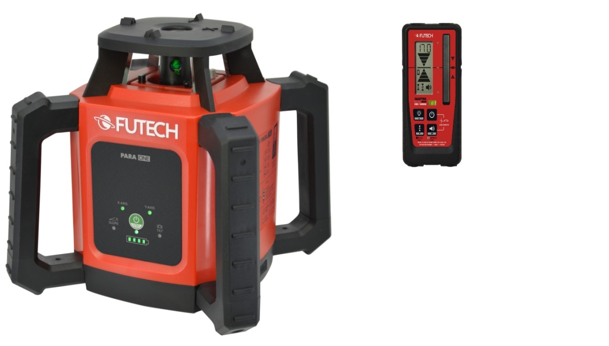 Futech 052.01G.4M Para ONE Green Rotation Laser + Quattro MM Receiver