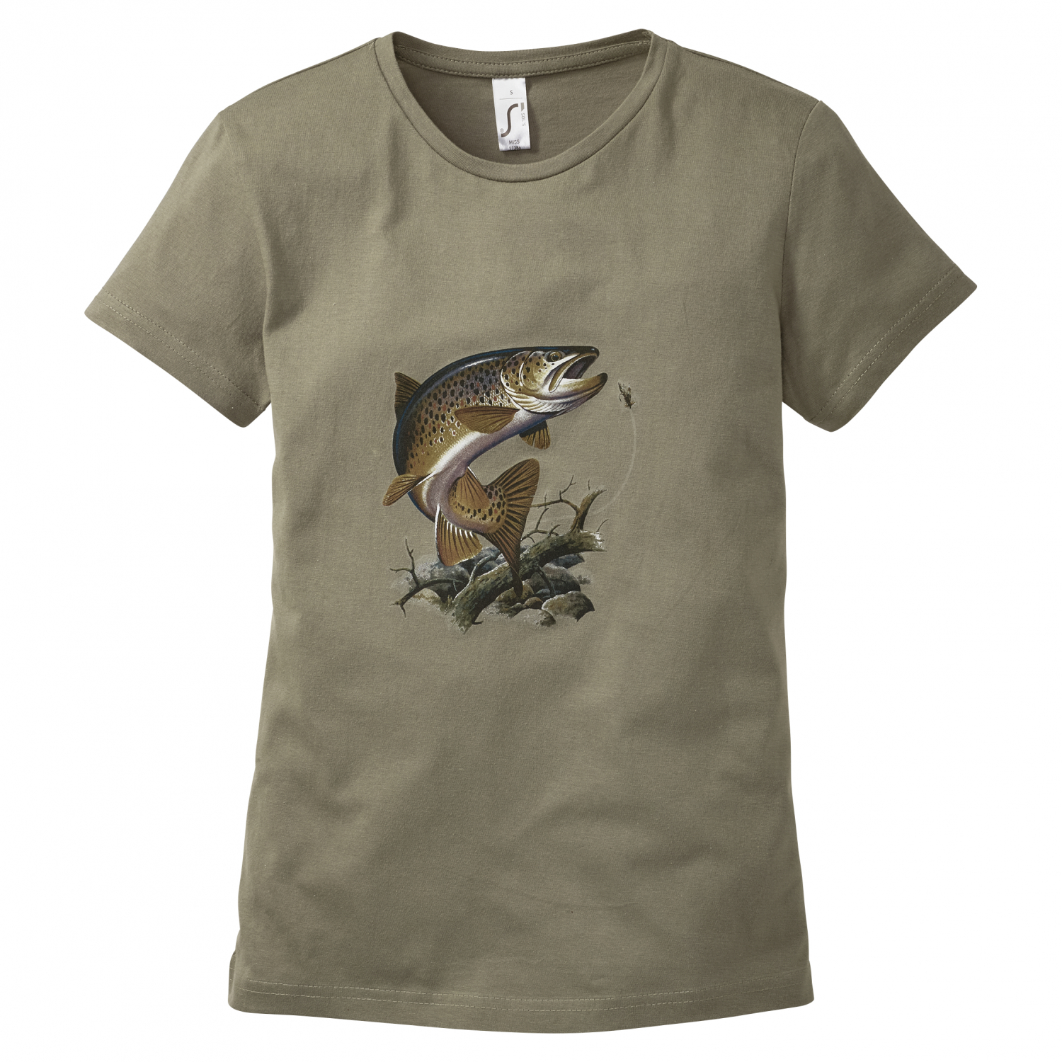 Damen T-Shirt Forelle