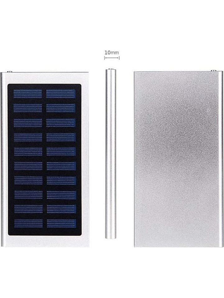 SWEET ACCESS Solar-Powerbank 20.000 mAh in Silber günstig kaufen onesize