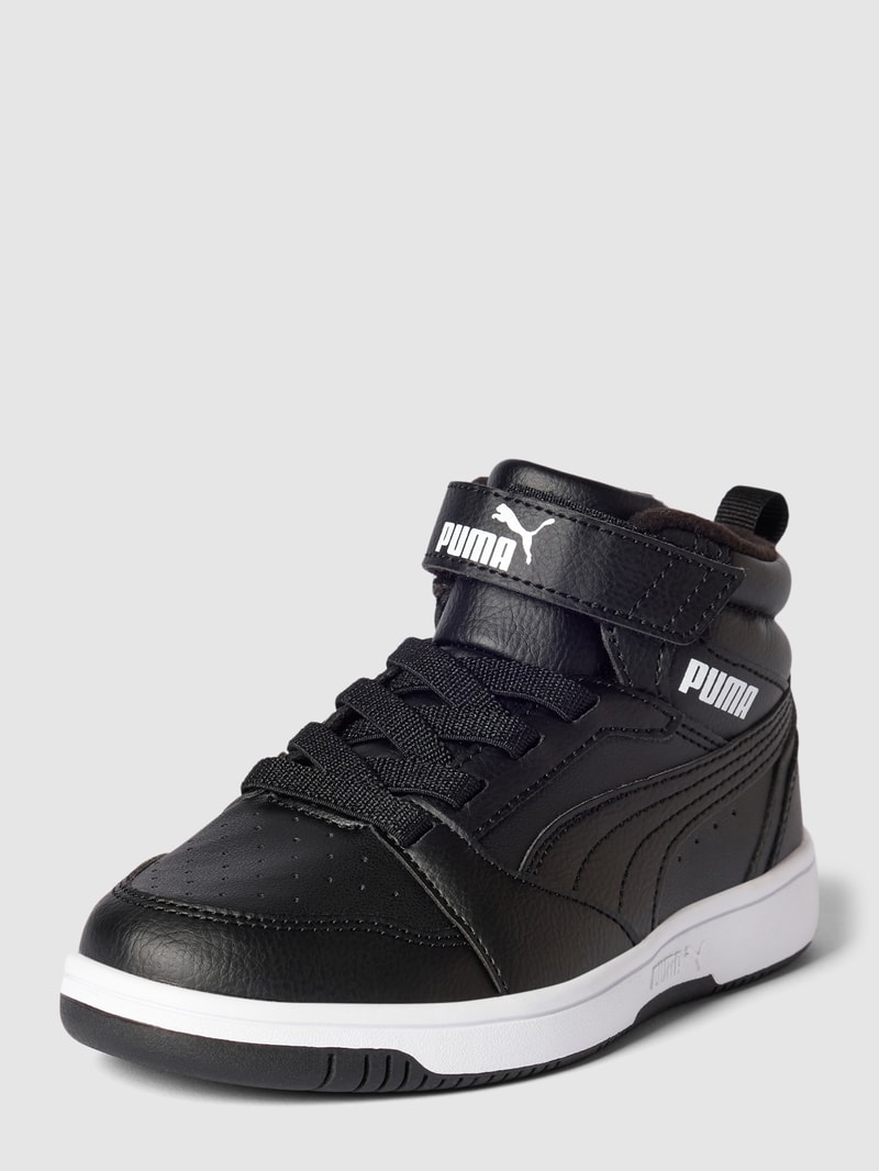 High Top Sneaker mit Label-Details Modell 'Rebound V6 Mid' in schwarz