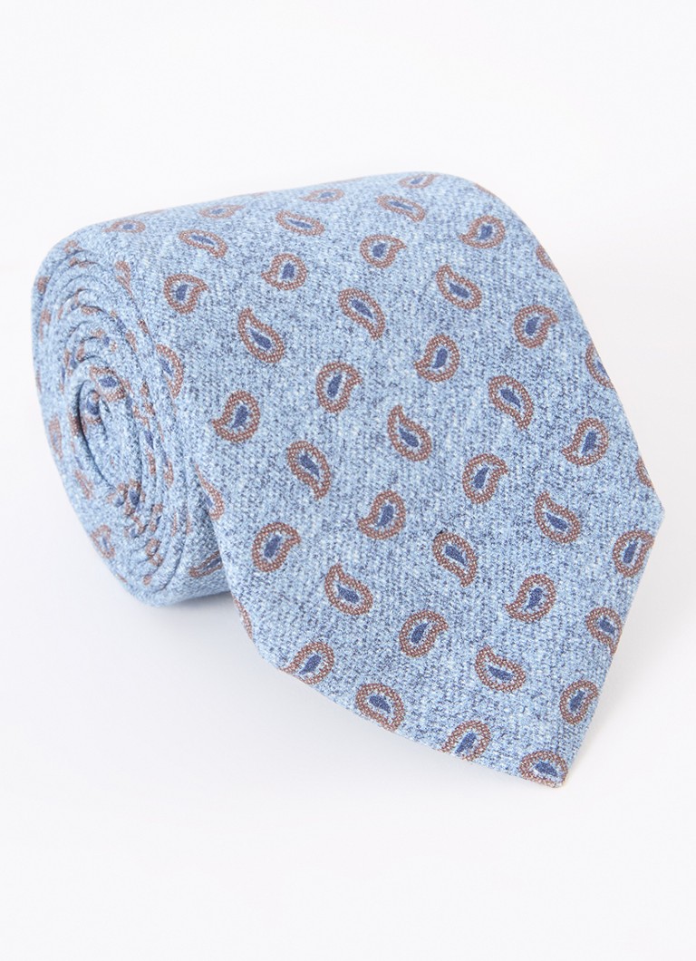 Profuomo Silk tie with paisley design