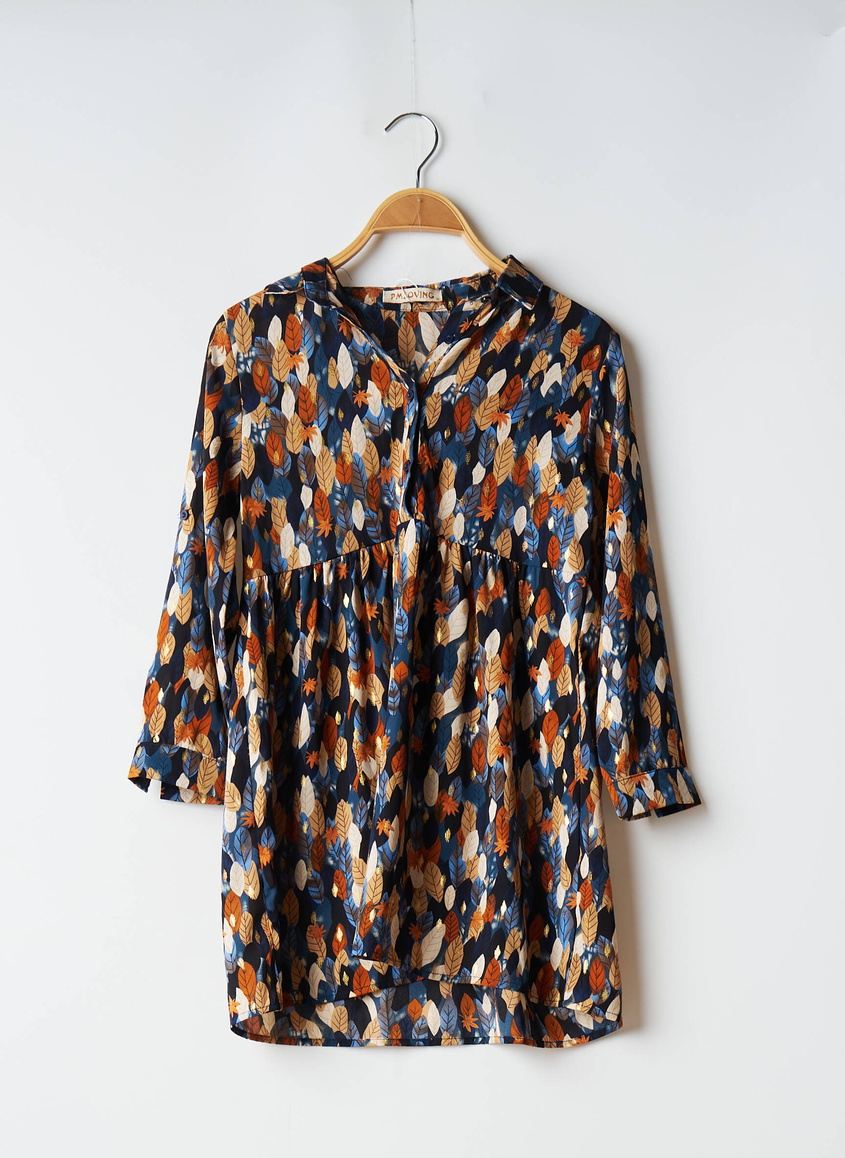 Pm Loving Robes Mi Longues Fille couleur bleu