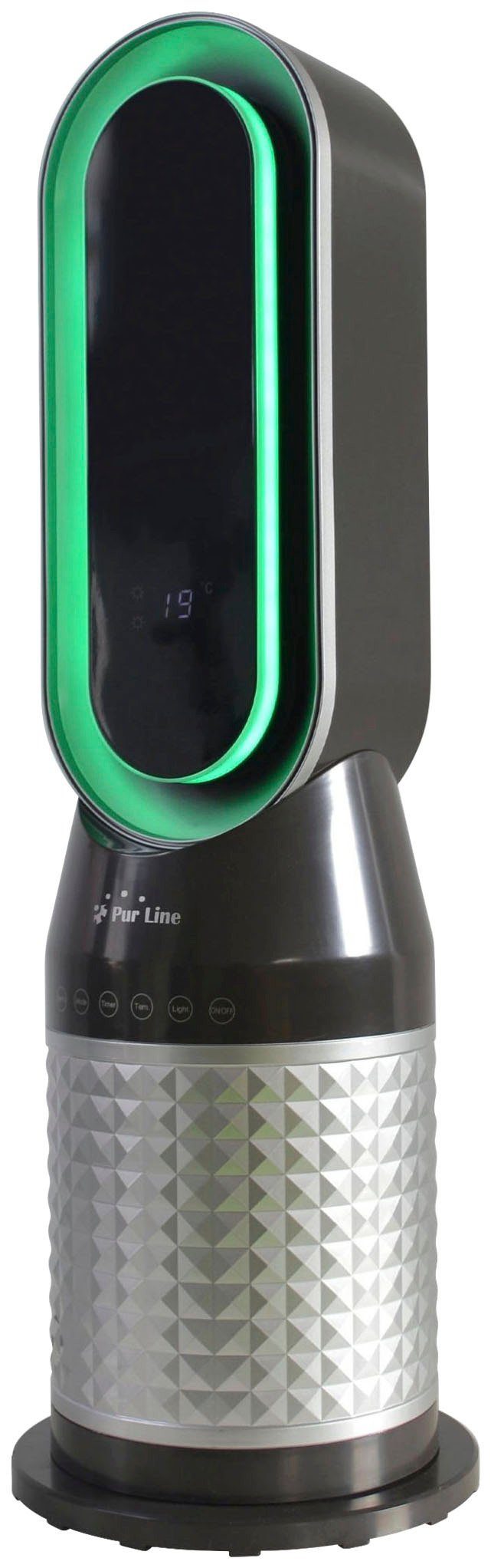 Keramikheizlüfter HOTI T100, 2000 W, einstellbarer Thermostat