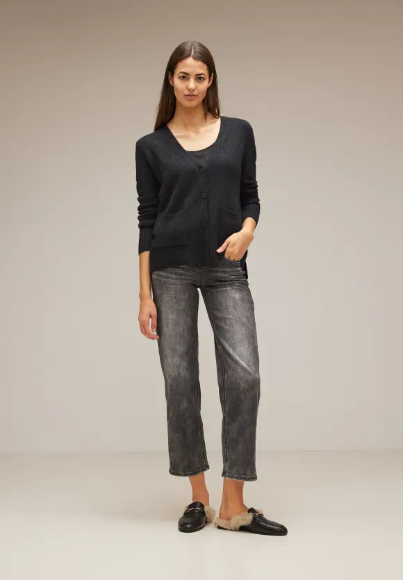 Street One Cardigan mit V-Ausschnitt