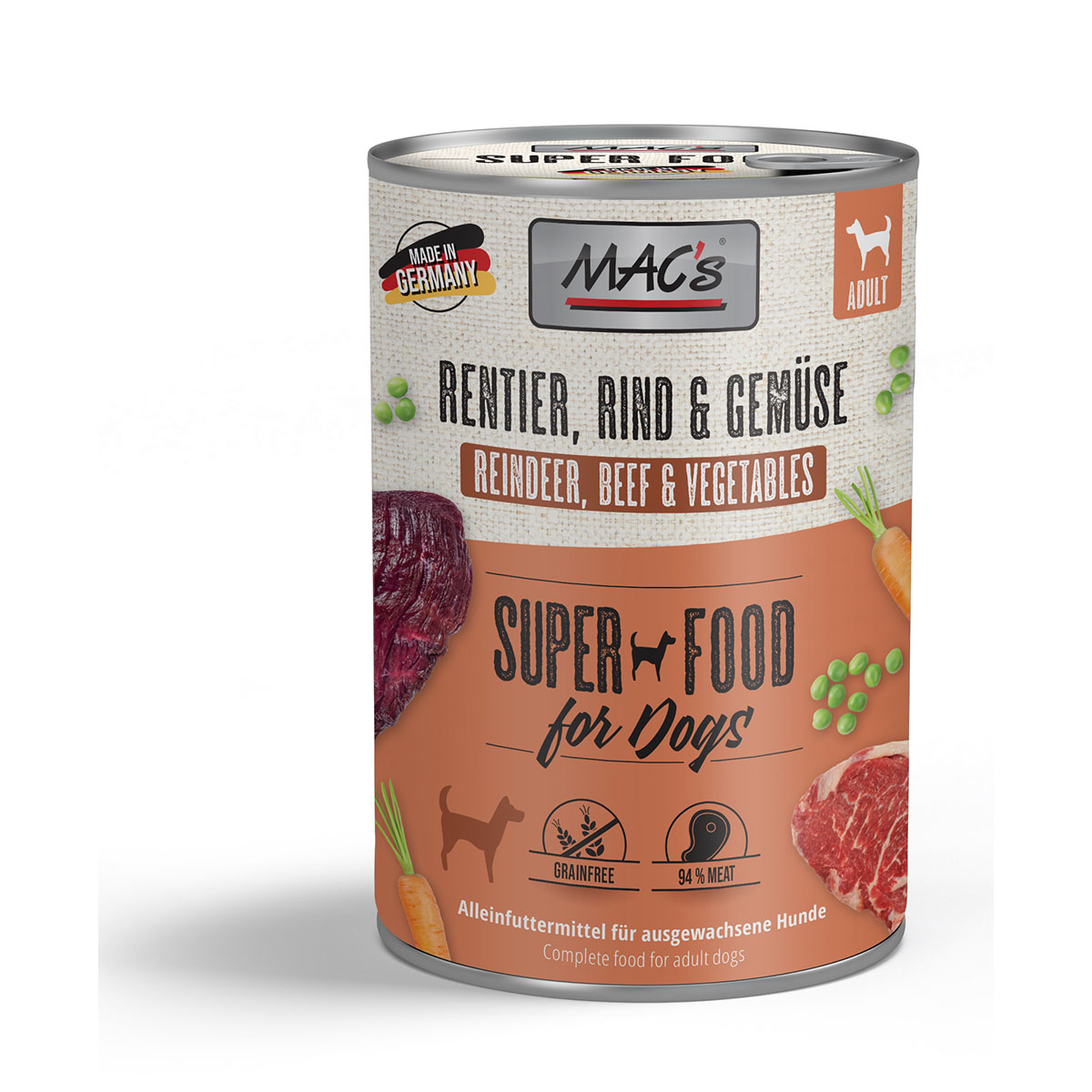 MAC's Dog Rentier, Rind und Gemüse günstig kaufen bei ZooRoyal