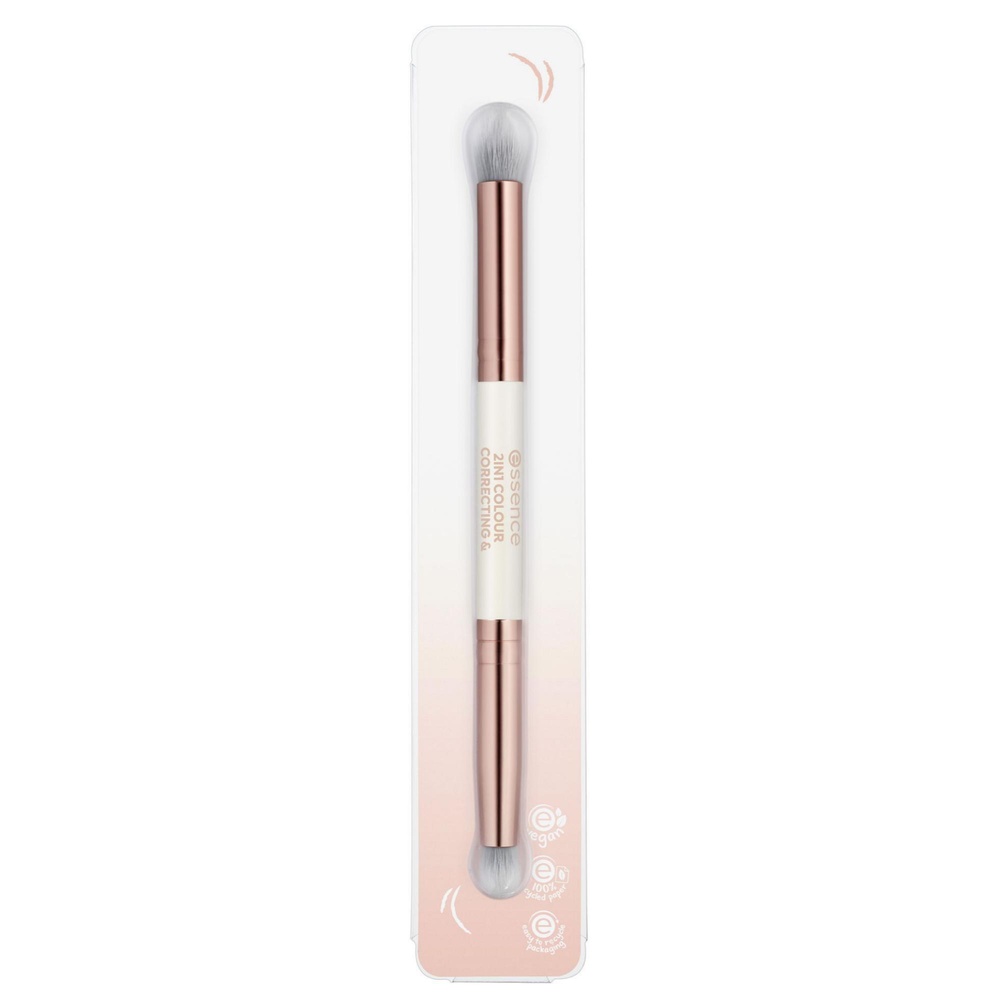 essence 2in1 COLOUR CORRECTING & CONTOURING BRUSH pinceau correcteur et contouring 2en1 Pinceau Contouring