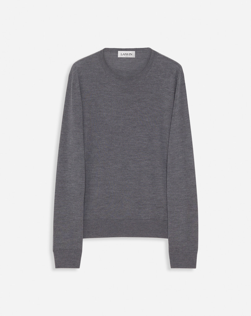 PULL COL ROND EN LAINE MÉRINOS