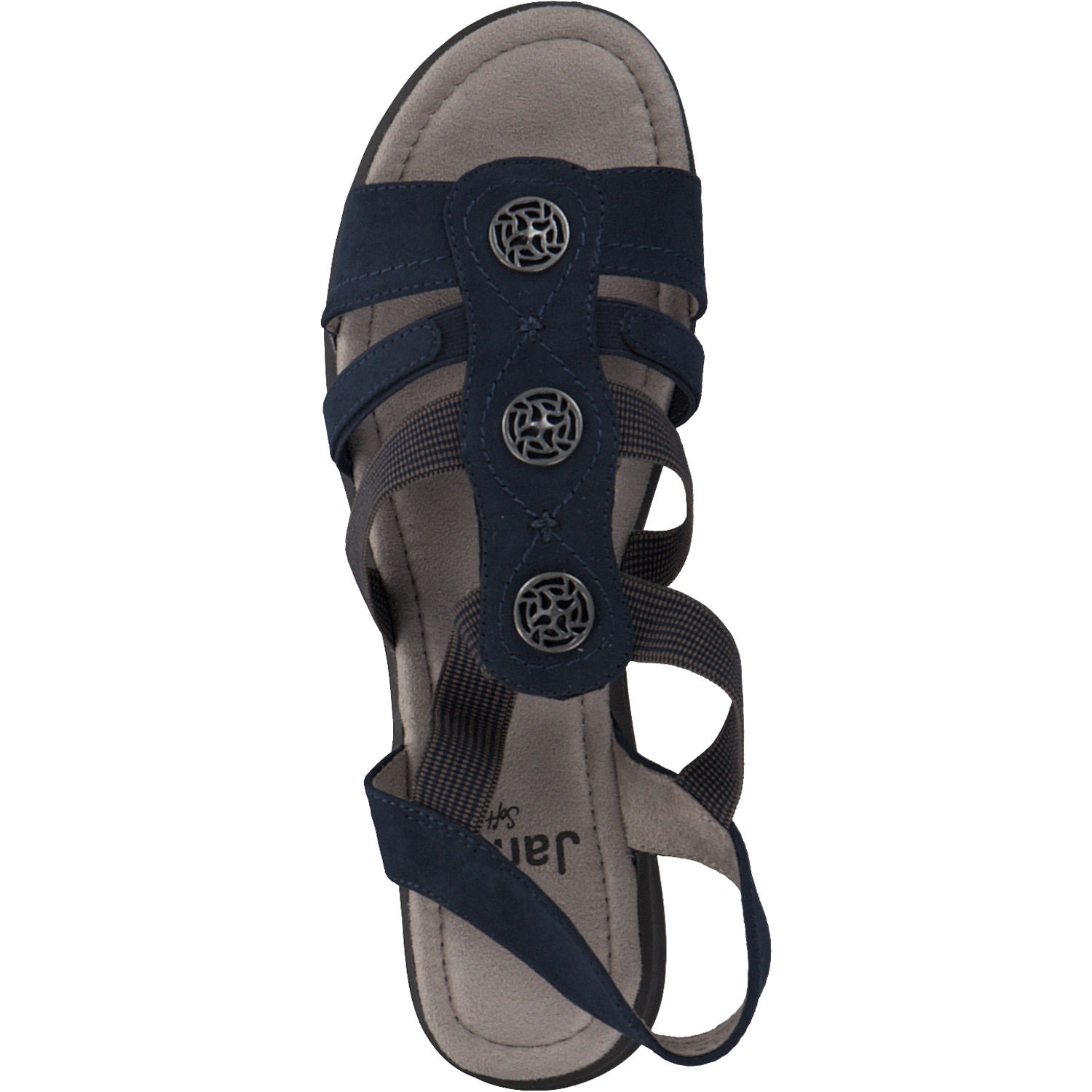 Jana Shoes 28165, Keilsandaletten, Damen, navy