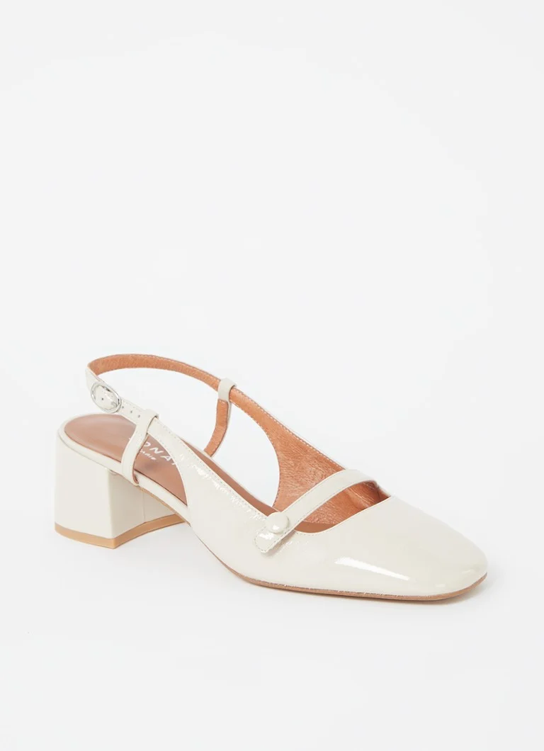 Jonak Dario patent leather slingback