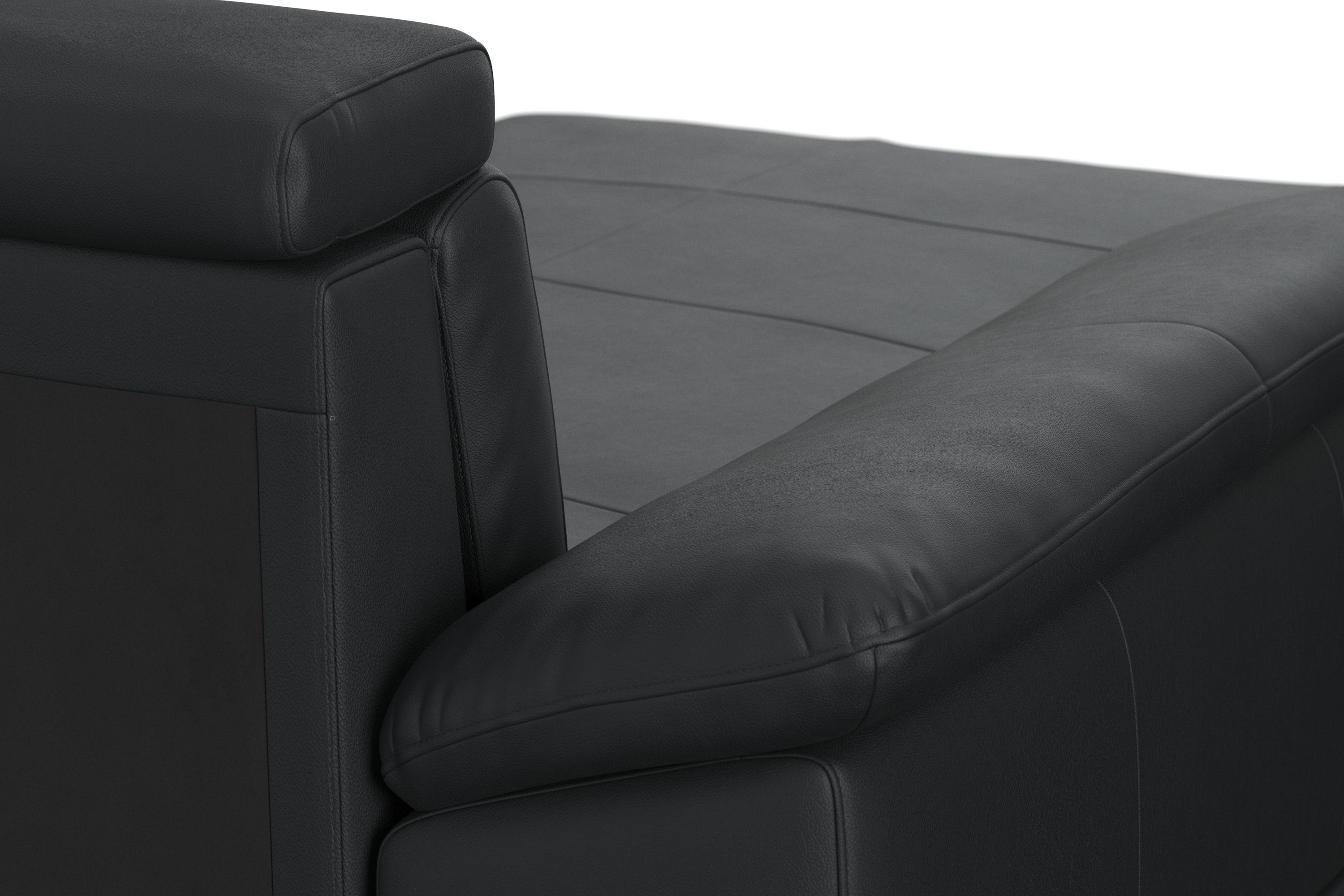 sit&more Wohnlandschaft Cabrio, Sitztiefenverstellung und Federkern, jeweils inklusive 3 Nierenkissen