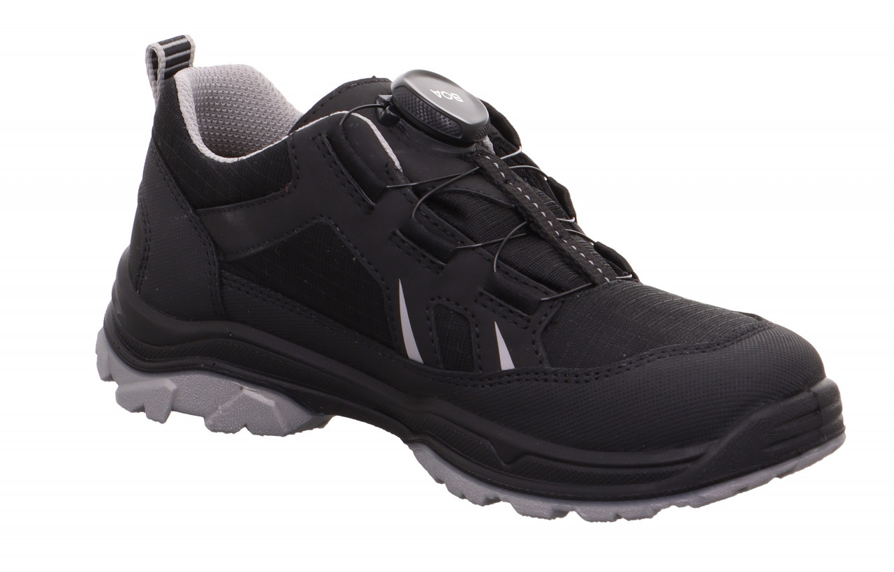 JUPITER - Schwarz/Hellgrau Sneaker low mit BOA® Drehverschluss