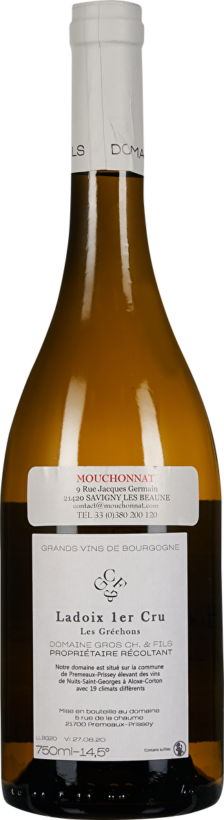 Domaine Christian Gros Ladoix 1er Cru Les Gréchons 2020