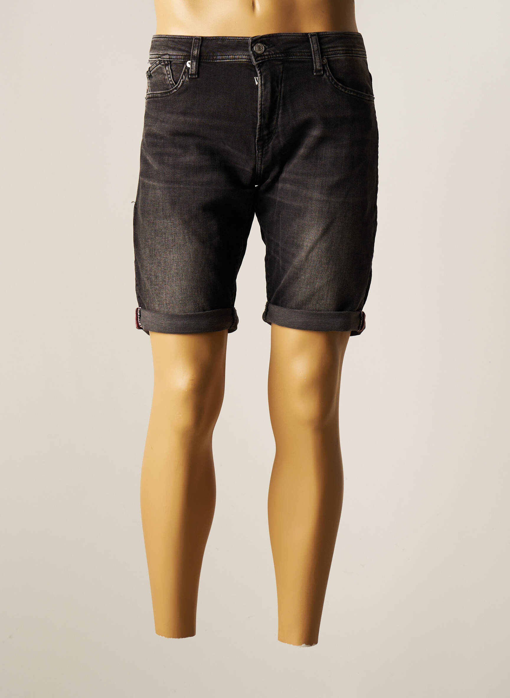 Le Temps Des Cerises Bermudas Femme couleur noir
