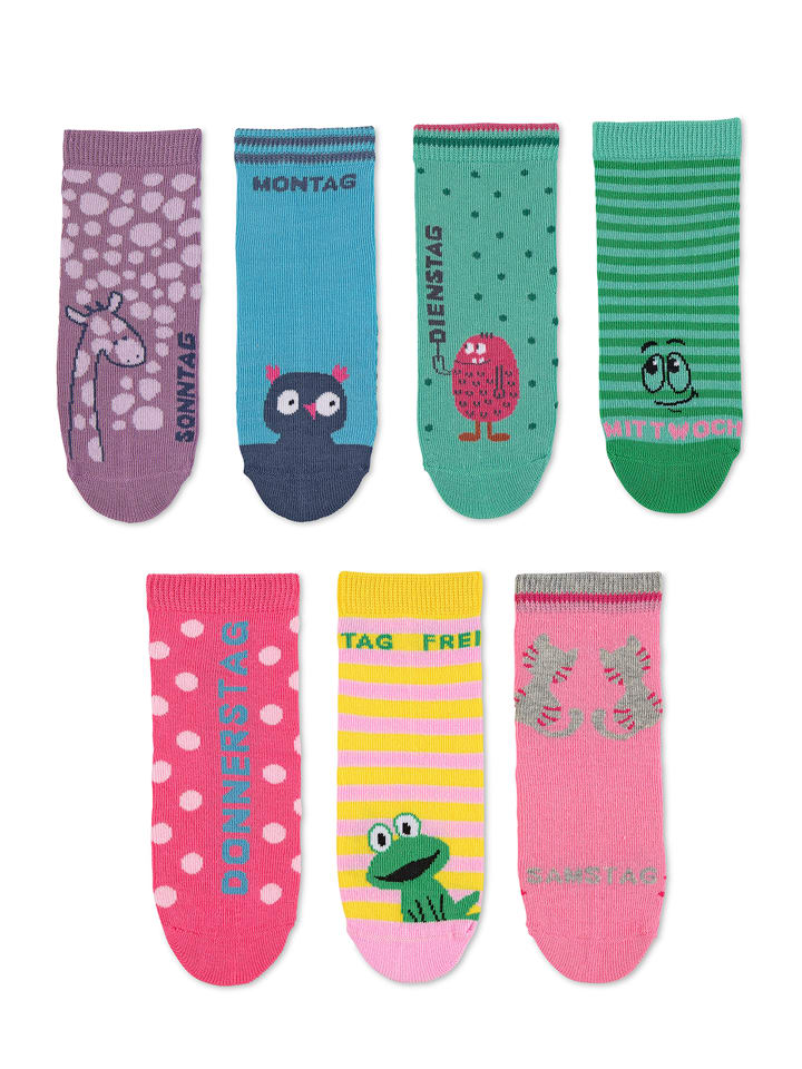 Sterntaler Socken 7er-Box Wochentage in bläulich günstig kaufen