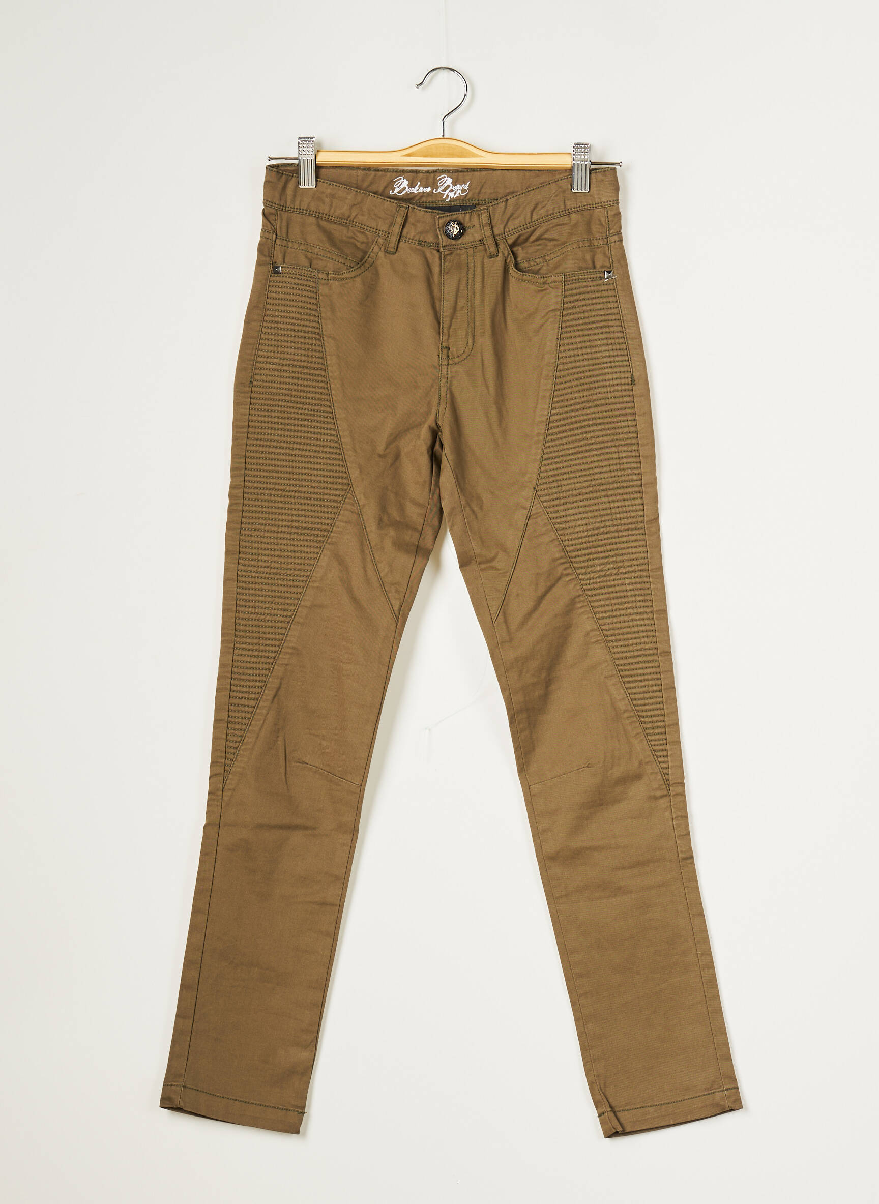 Beckaro Pantalons Slim Fille couleur vert