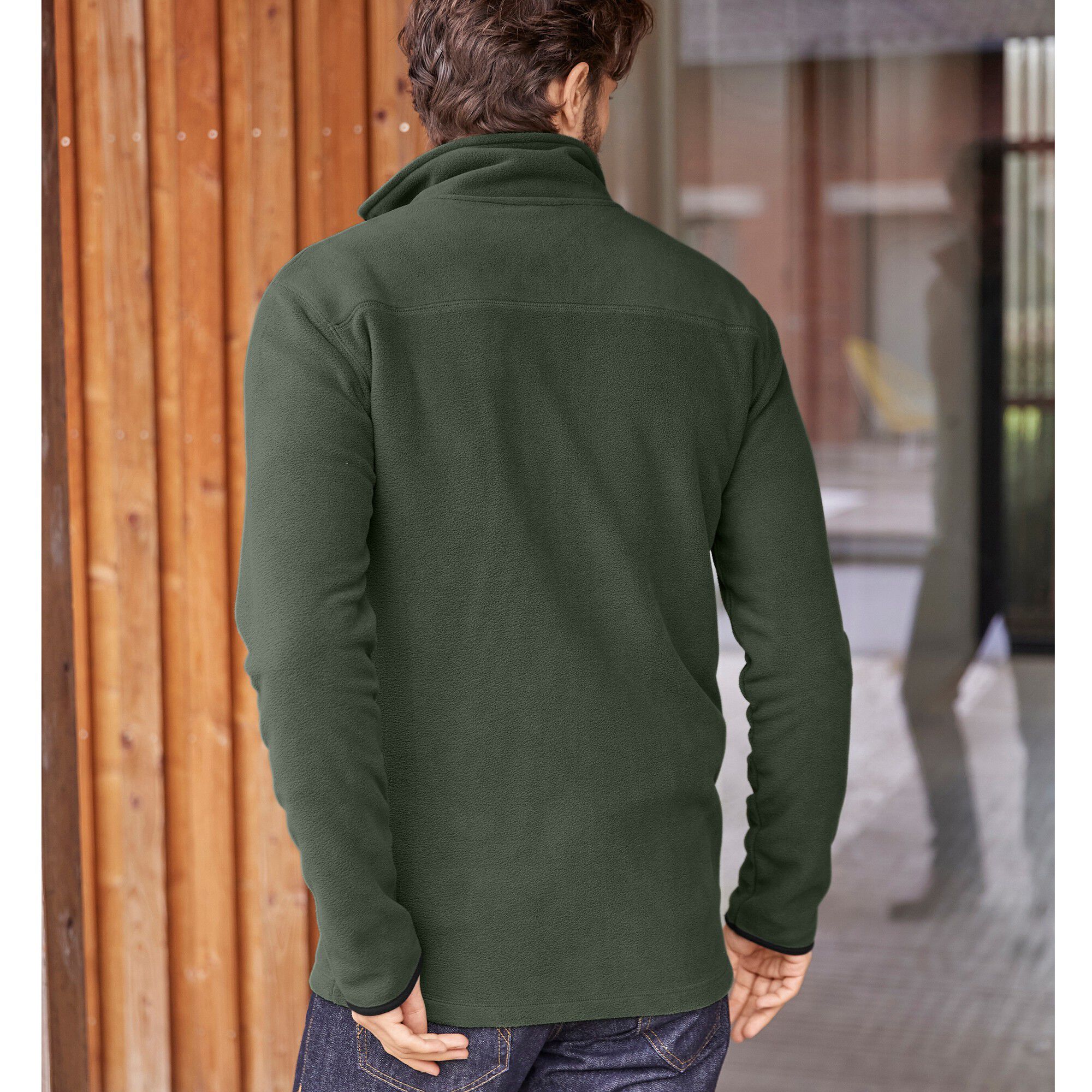 Blouson zippé maille micropolaire