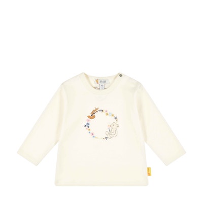 T-Shirt langarm, beige für Mädchen