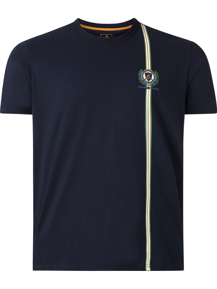 Charles Colby T-Shirt EARL SULLIVAN in dunkelblau günstig kaufen