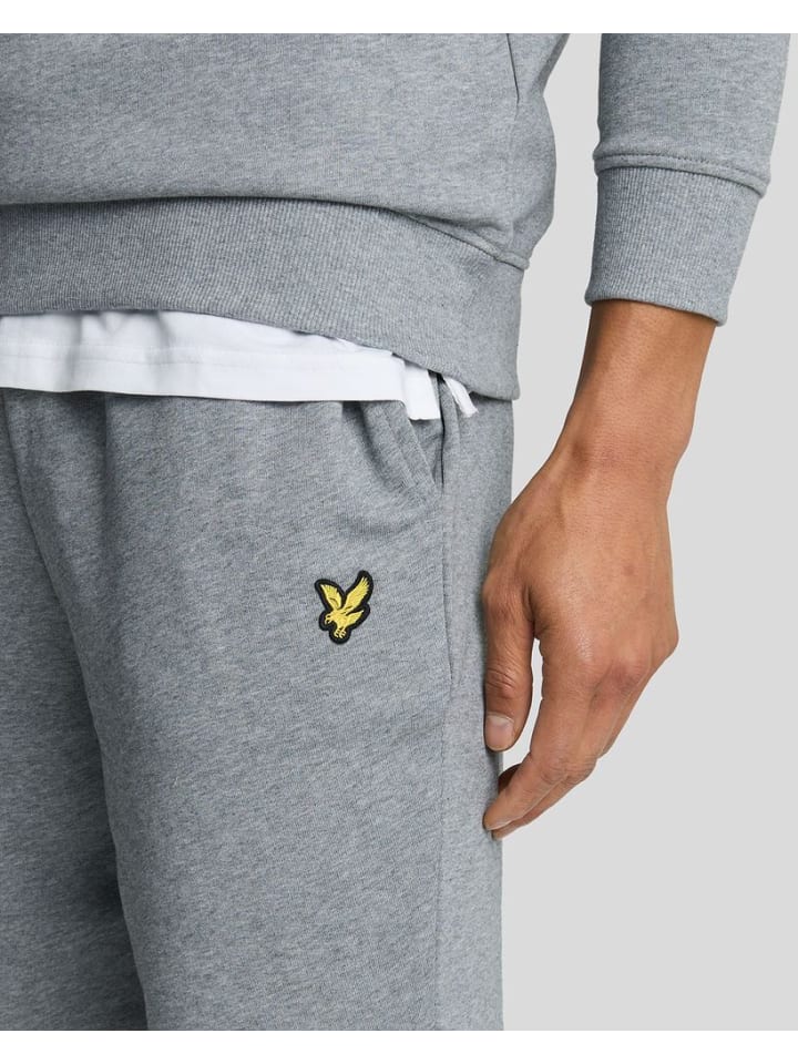 Lyle & Scott Sweatshorts in Grau günstig kaufen S