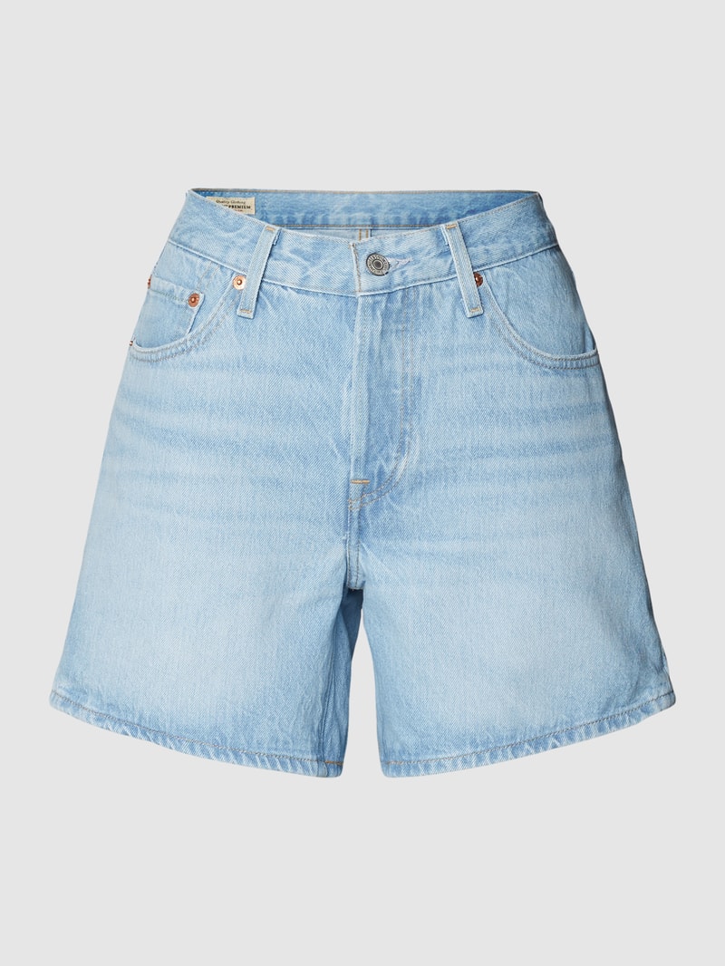 Jeansshorts im 5-Pocket-Design Modell '501' in hellblau