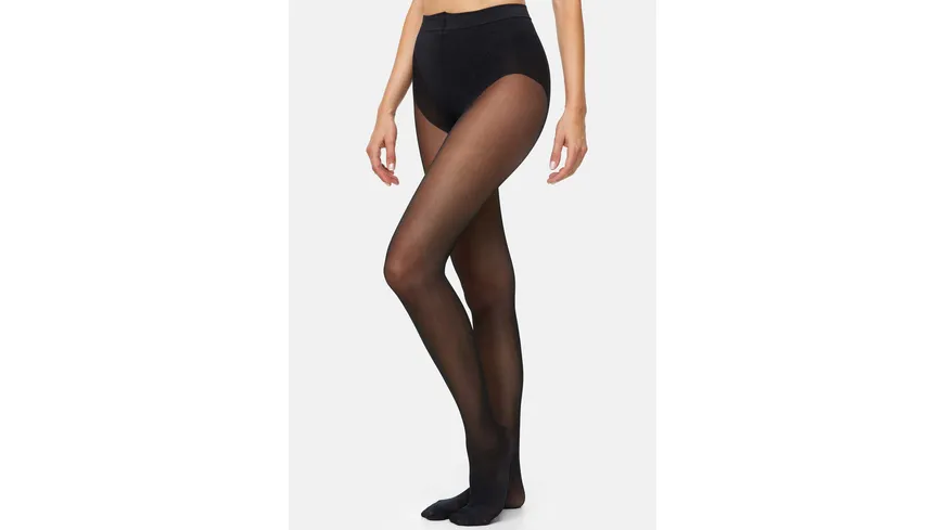 NUR DIE Damen figurformende Feinstrumpfhose Figura 25 DEN schwarz