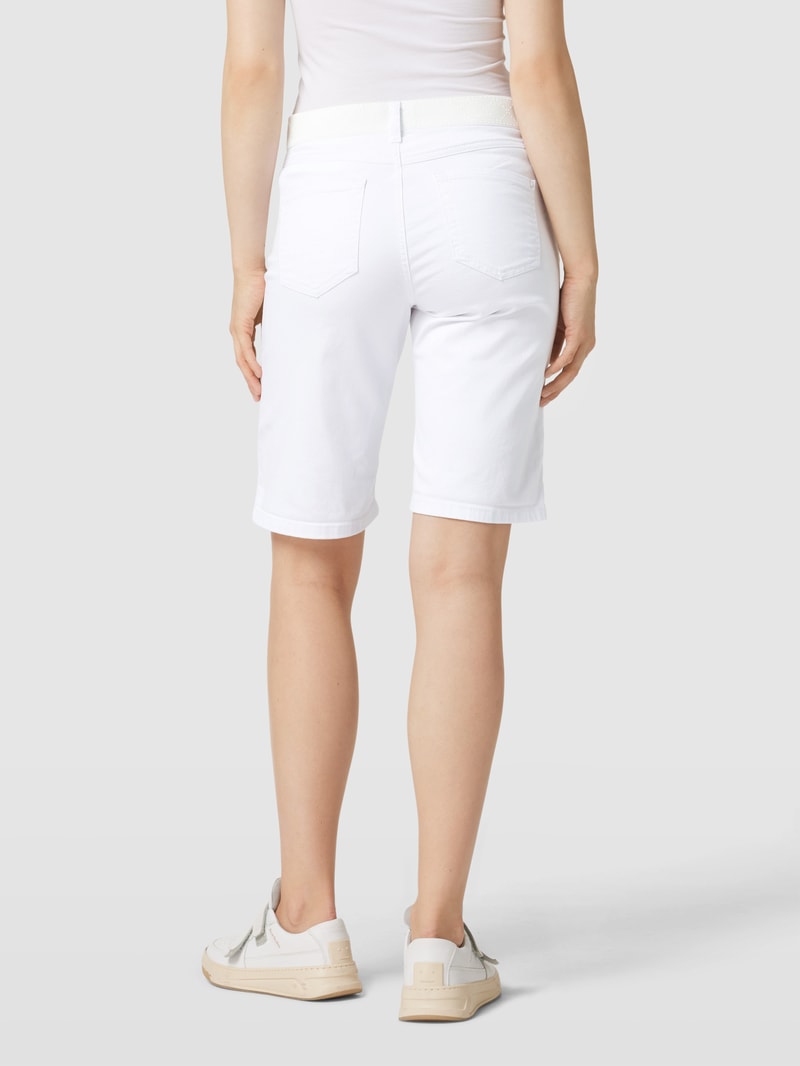 Bermudas in Denim-Optik in weiß
