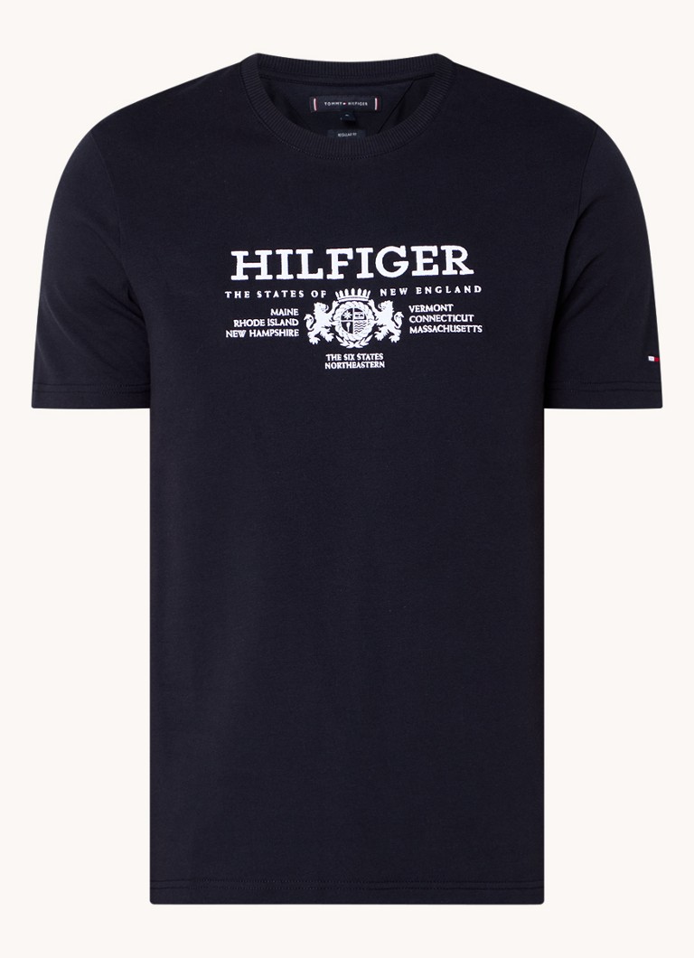 Tricou Tommy Hilfiger cu etichetă brodată