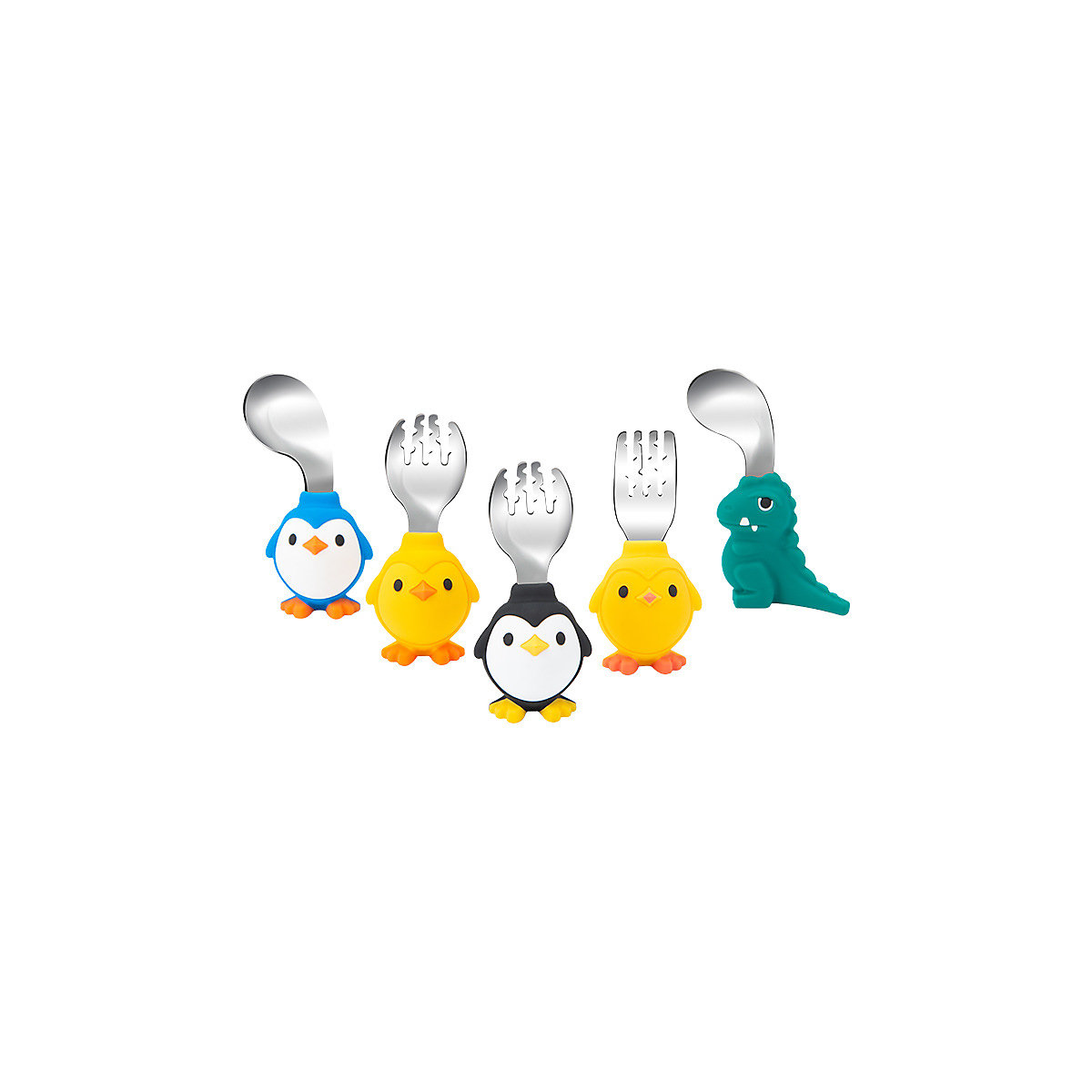 Kindergeschirr aus Edelstahl Gabel Löffel Set für Kinder