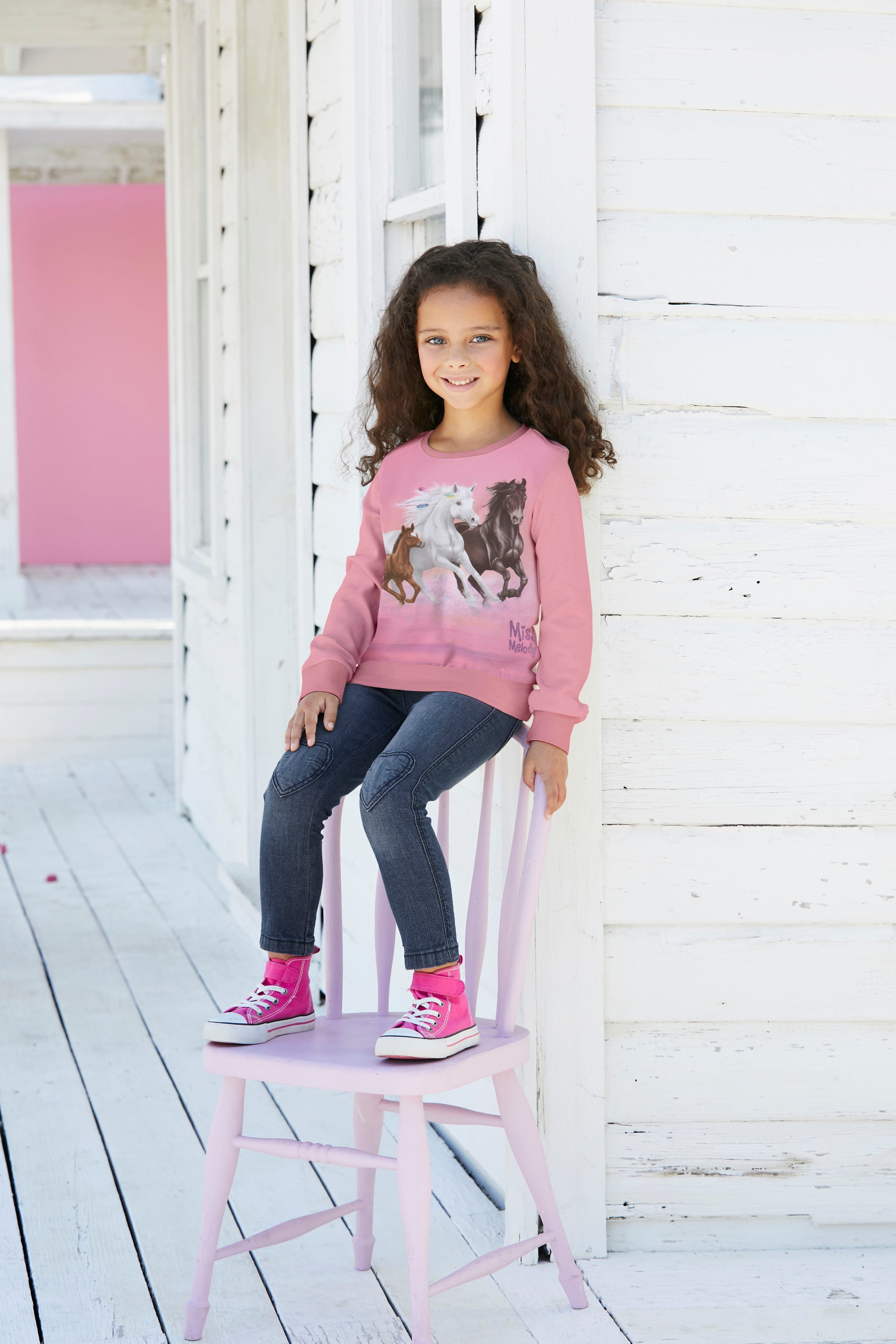 Miss Melody Longsweatshirt für Pferdefreunde