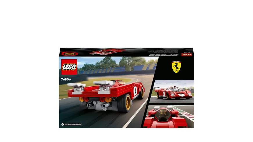 LEGO Speed Champions 76906 1970 Ferrari 512 M, Modellauto Bausatz