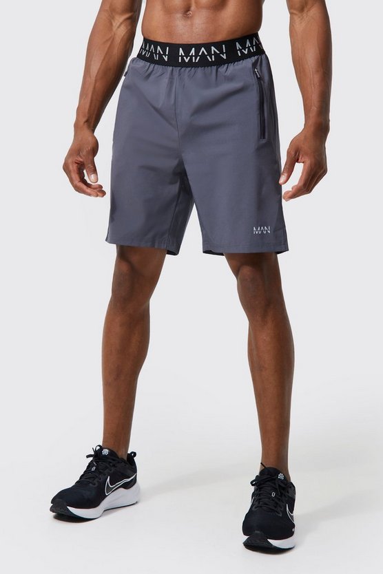 2er-Pack Man Active Gym Shorts mit Reißverschluss-Taschen