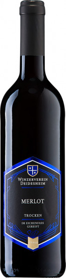 2020 B I O - Merlot Eichenfass gereift trocken - Winzerverein Deidesheim