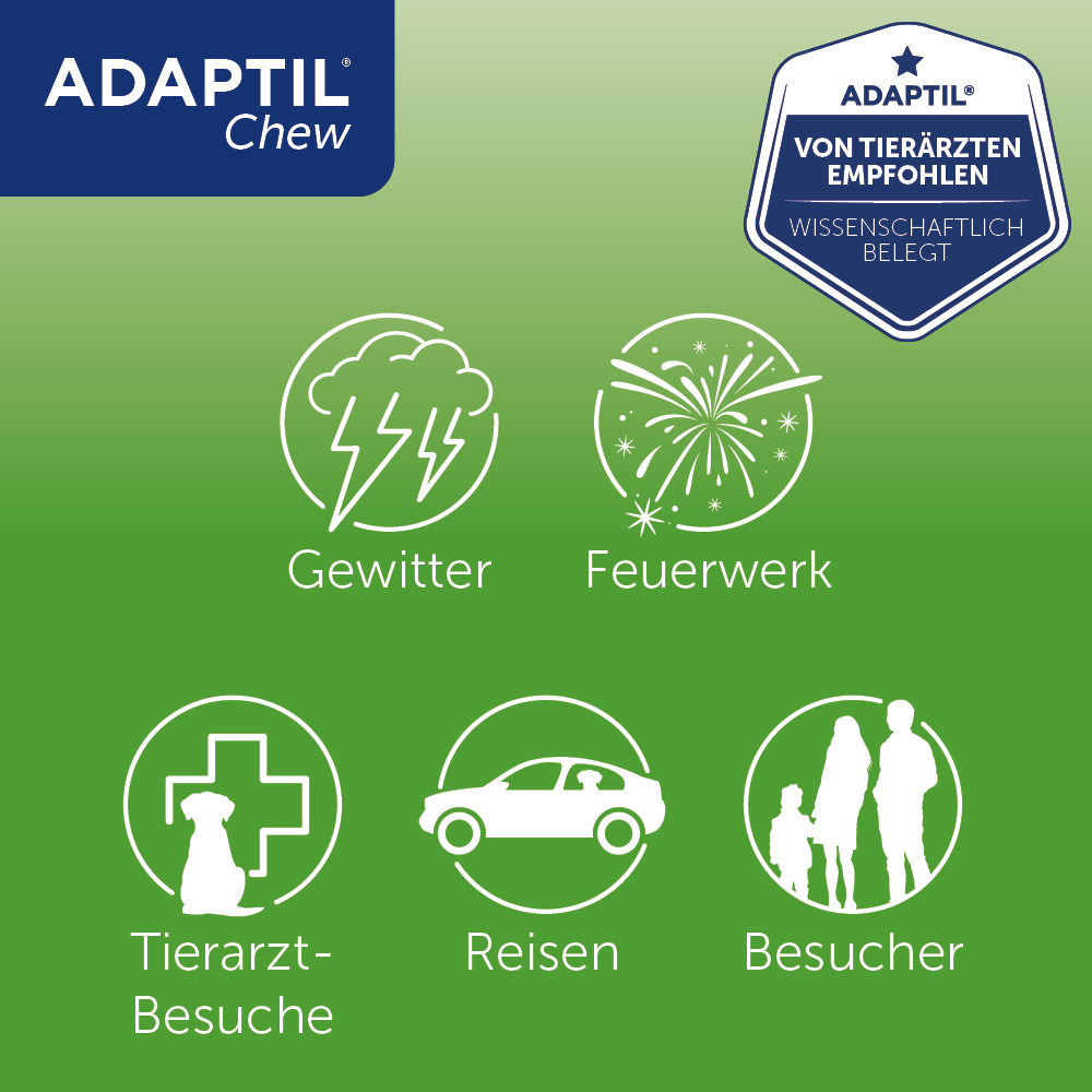 ADAPTIL Ergänzungsfutter & Aufzucht ADAPTIL Chew 30 Stück Anti Stress Snack