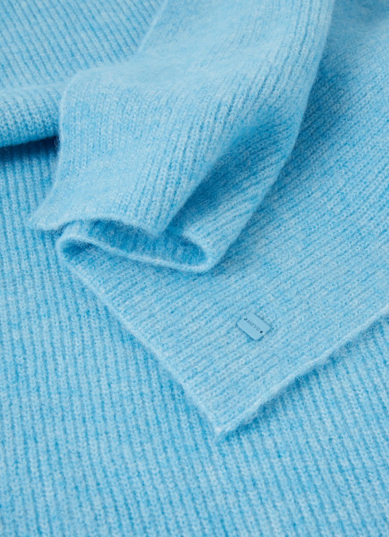 Marc O'Polo Denim -ribineulottu huivi alpakkavillasekoitteesta 220 x 40 cm