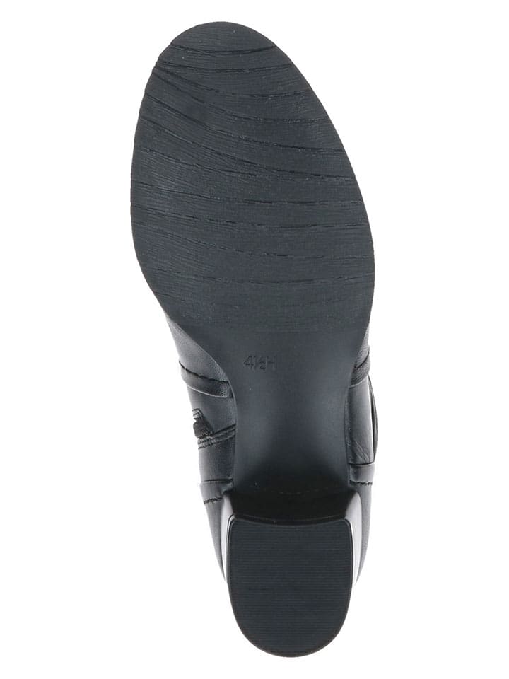 Caprice Leder-Stiefeletten in Schwarz günstig kaufen