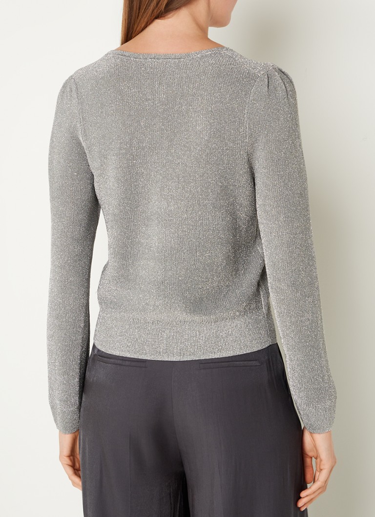 Aaiko Beth, top subțire tricotat cu lurex