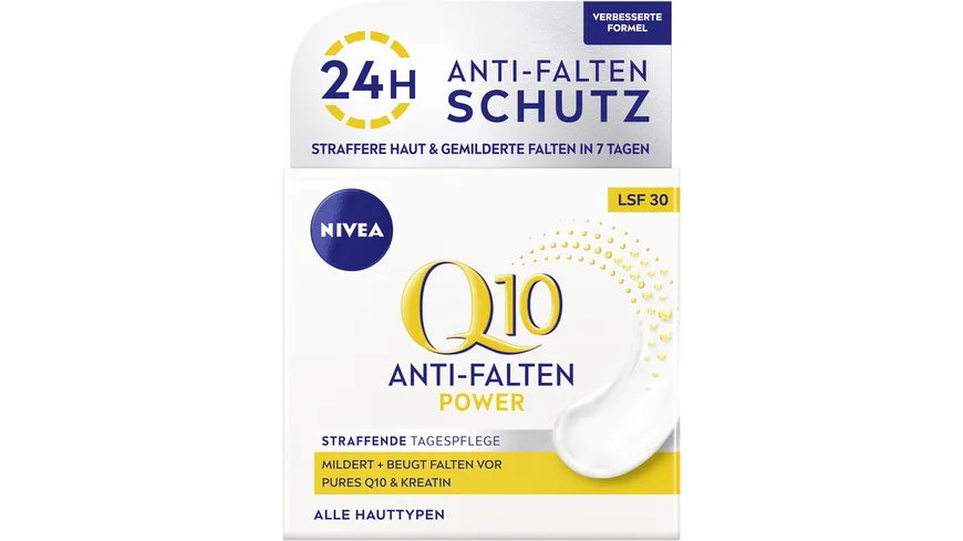 NIVEA Q10 Anti-Falten Power Straffende Tagespflege LSF30 50 ml