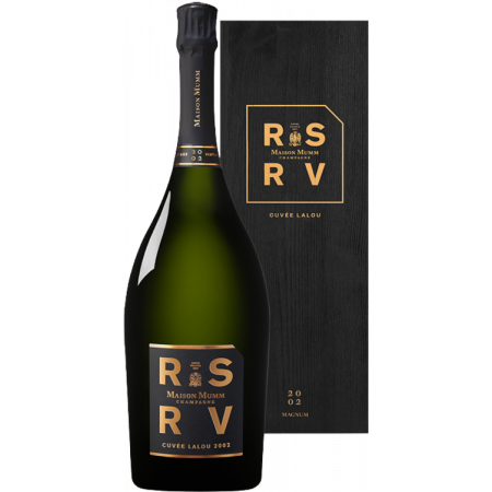 CHAMPAGNE MUMM - CUVEE RSRV LALOU 2002 - MAGNUM CAISSE BOIS