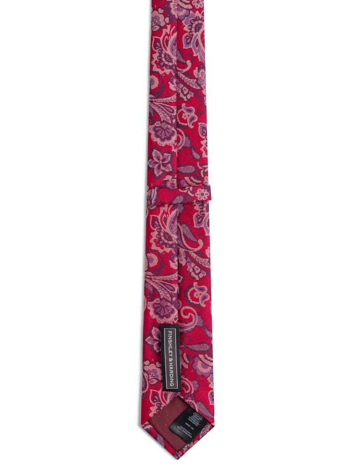 Finshley & Harding Krawatte in rot - 0001 günstig kaufen onesize