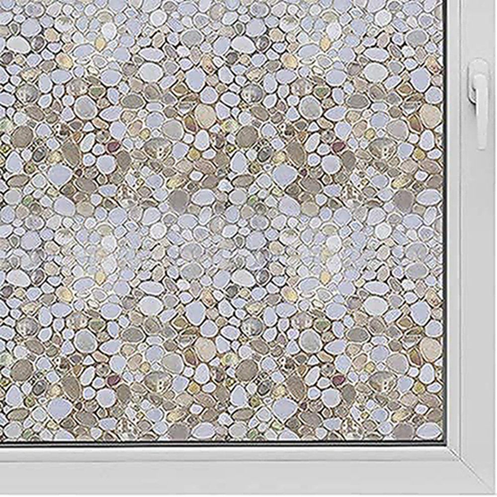 Fensterfolie 3D Fensterfolie Sichtschutz Folie Fenster Selbstklebend für Badezimmer, Ronner UG, Leicht zu reinigen, Schutz der Privatsphäre