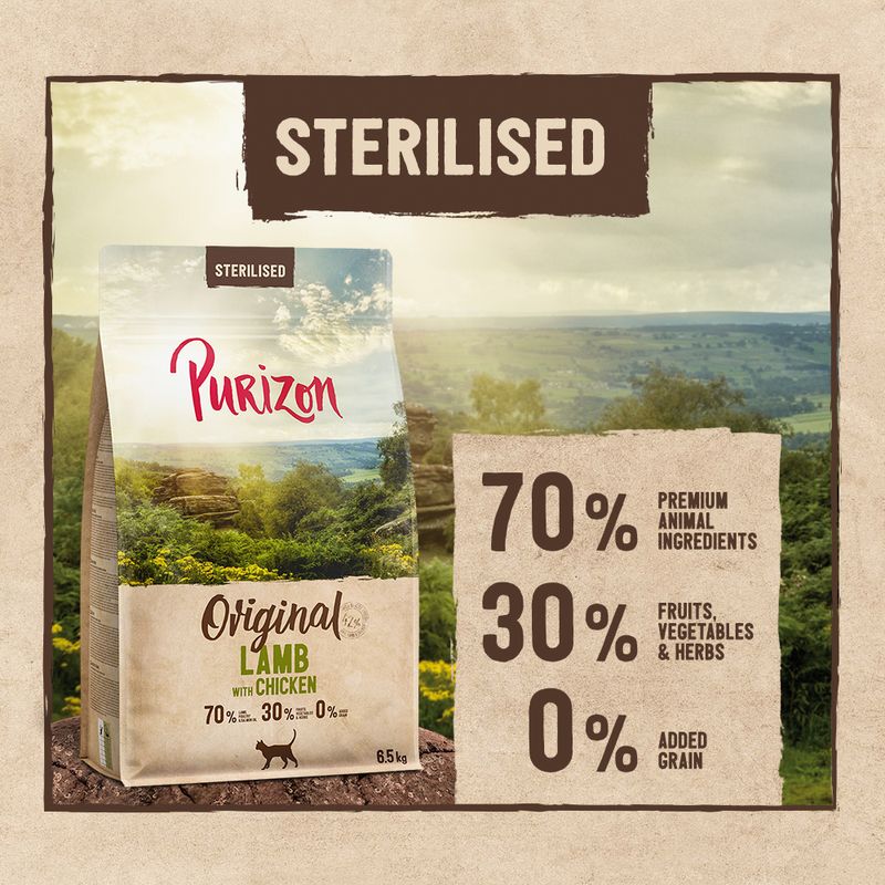 Purizon Sterilised Adult Lamm mit Huhn - getreidefrei | bitiba %