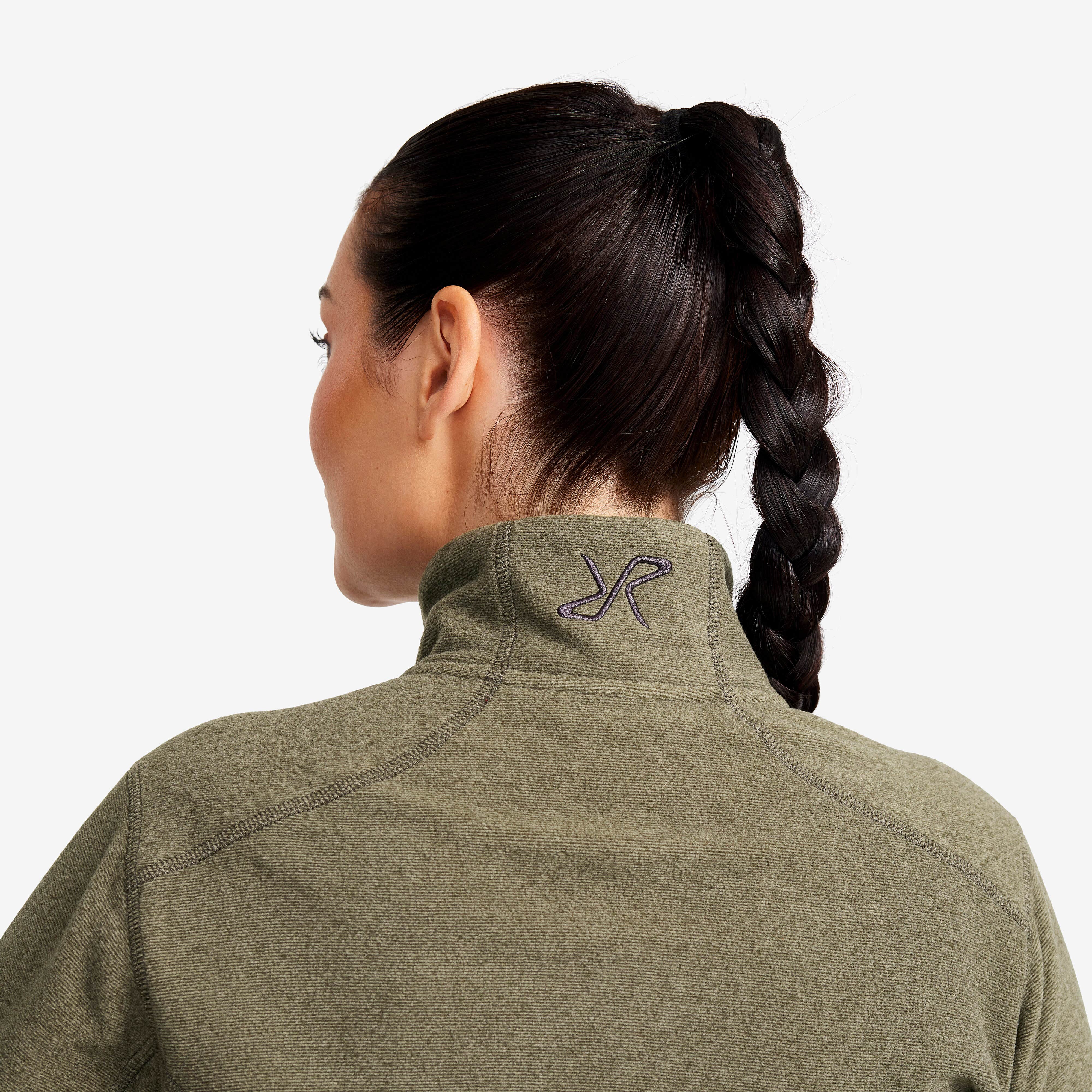 Essential Full-zip Fleece Femme Grape Leaf