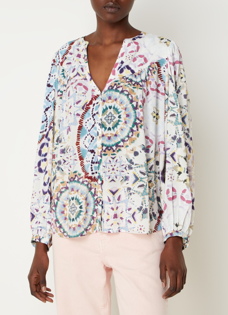 ba&sh Luigi blouse with print