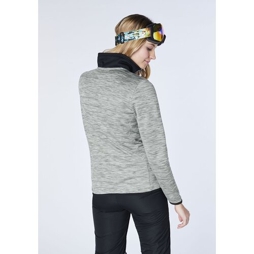 FLEECEJACKE MIT FIGURBETONTEM SCHNITT